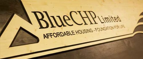BlueCHP signage